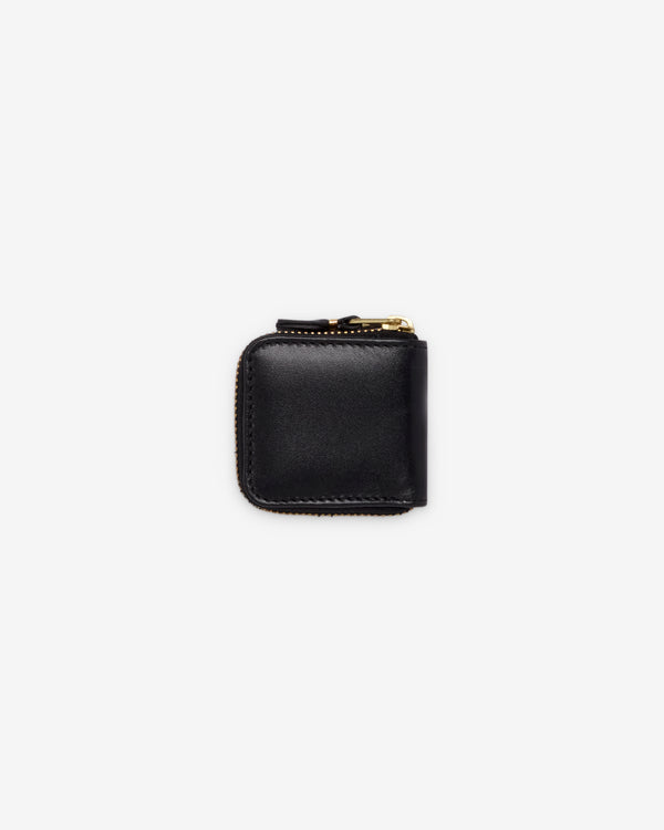 CDG Wallet - Classic Leather Line Small Zip Around Wallet - (SA4100 Black)