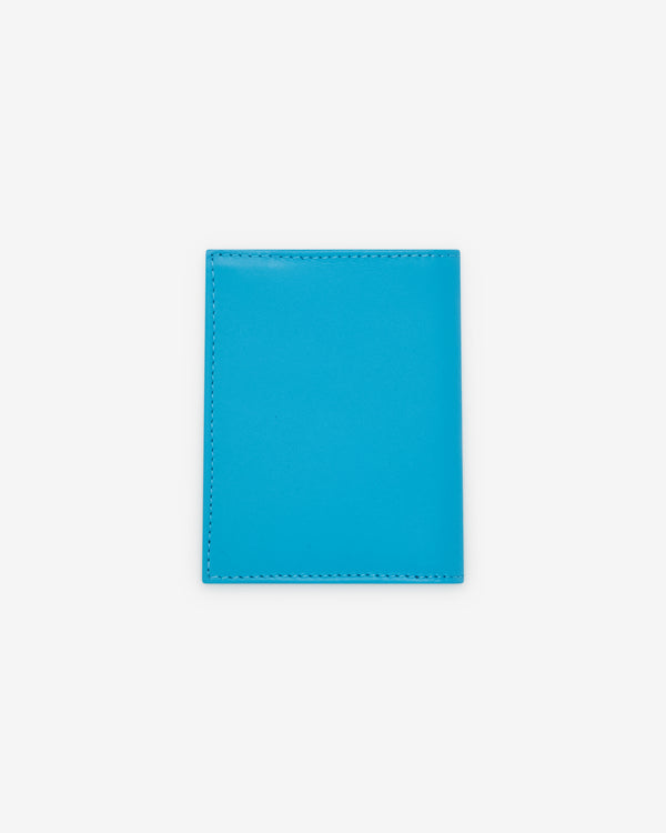 CDG Wallet - Colour Leather Line Bifold Wallet - (SA0641C Blue)