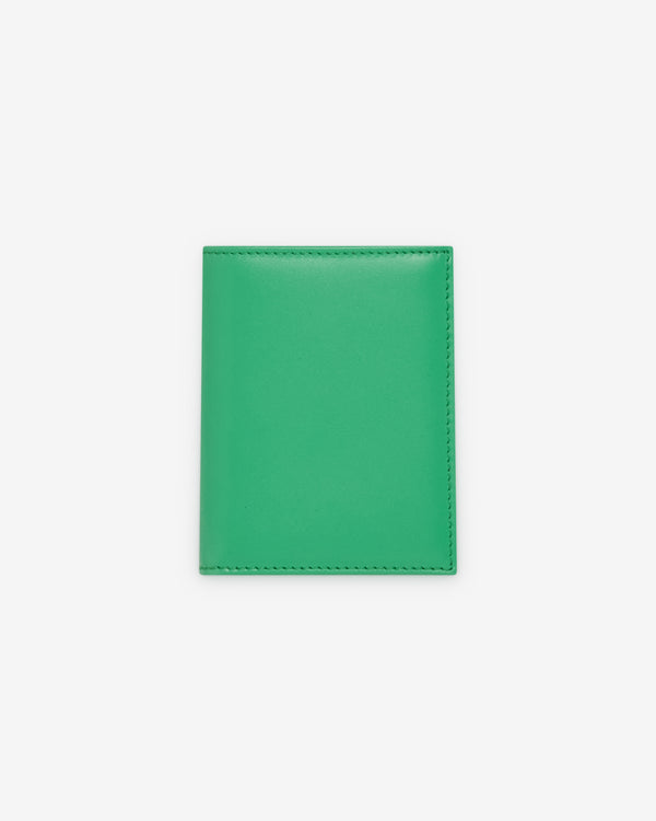 CDG Wallet - Colour Leather Line Bifold Wallet - (SA0641C Green)