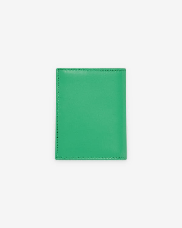 CDG Wallet - Colour Leather Line Bifold Wallet - (SA0641C Green)