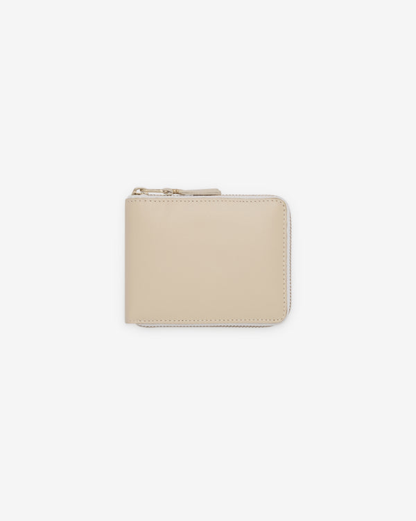 CDG Wallet - Classic Leather Line Full Zip Around Wallet - (SA7100 Ecru)