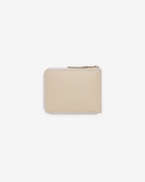 CDG Wallet - Classic Leather Line Full Zip Around Wallet - (SA7100 Ecru)
