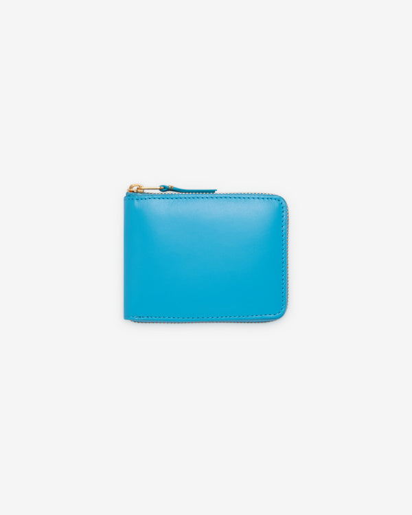 CDG Wallet - Classic Leather Line Full Zip Around Wallet - (SA7100 Blue)