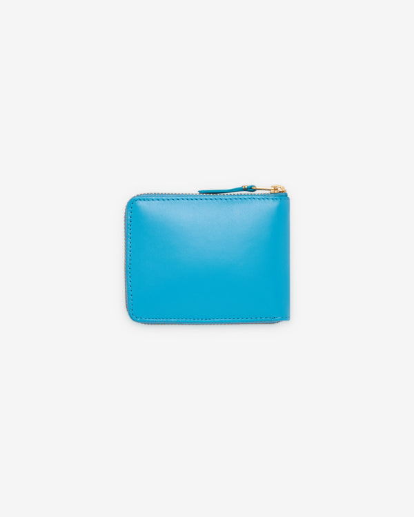 CDG Wallet - Classic Leather Line Full Zip Around Wallet - (SA7100 Blue)