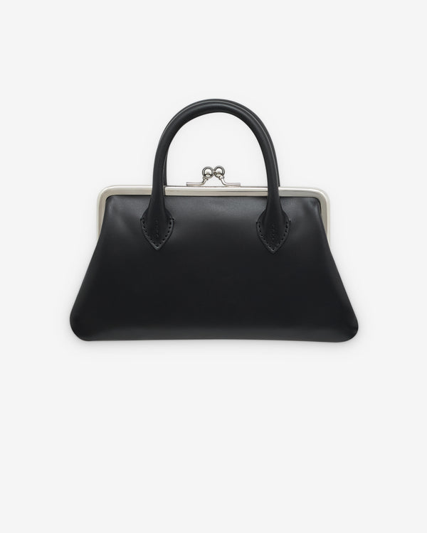 CDG Wallet - Medium Wallet With Clasp Handles - (Black)