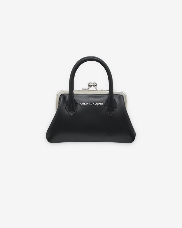 CDG Wallet - Small Wallet With Clasp Handles - (Black)