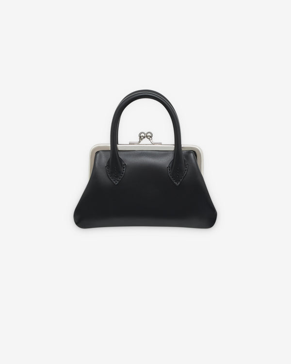 CDG Wallet - Small Wallet With Clasp Handles - (Black)