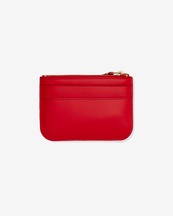 CDG Wallet - Big Bow Zip Pouch - (Red)