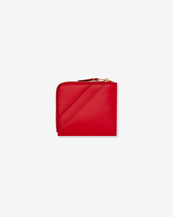CDG Wallet - Big Bow Zip Around Wallet - (Red)