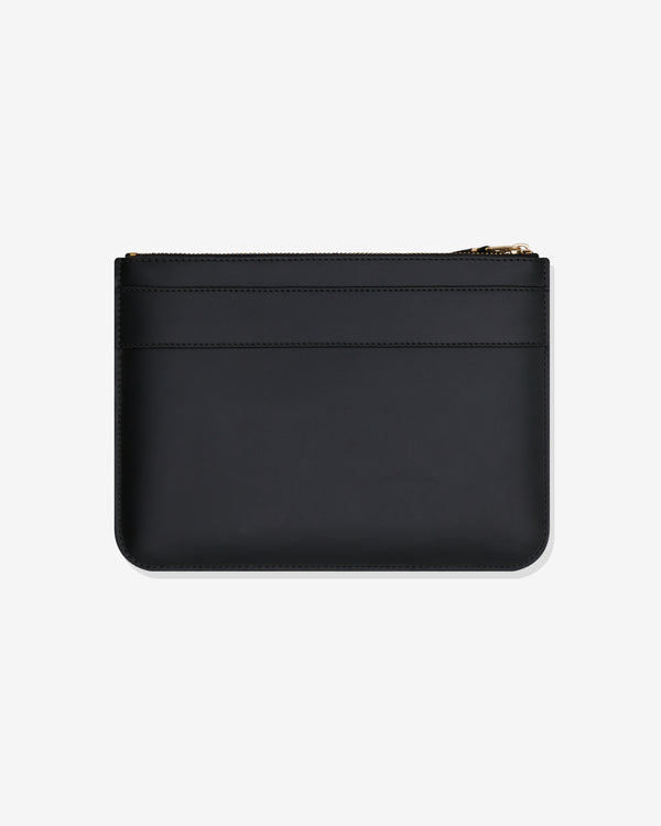 CDG Wallet - Big Bow Zip Pouch - (Black)
