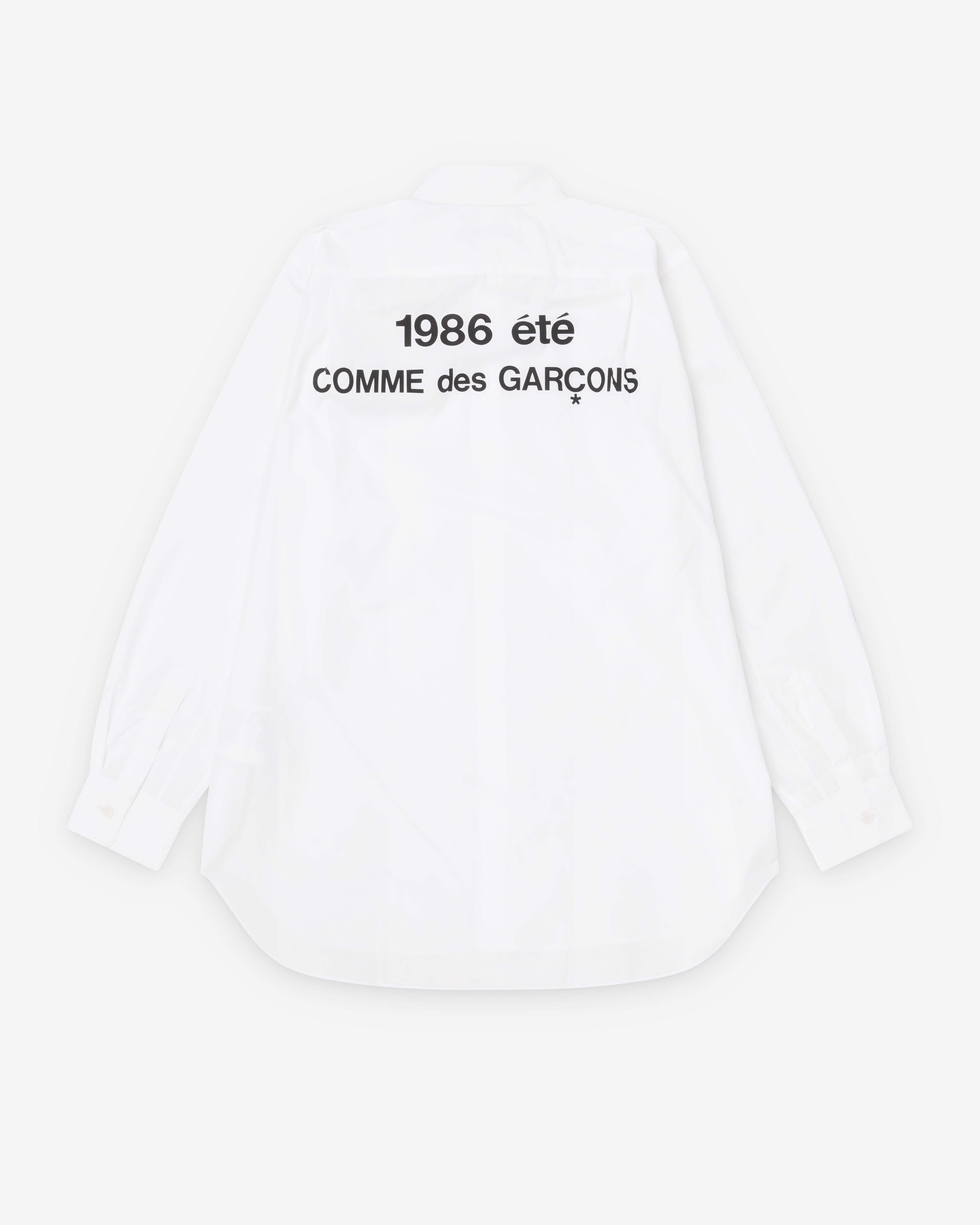 CDG: 1986 Été Staff Shirt (White) | Dover Street Market London