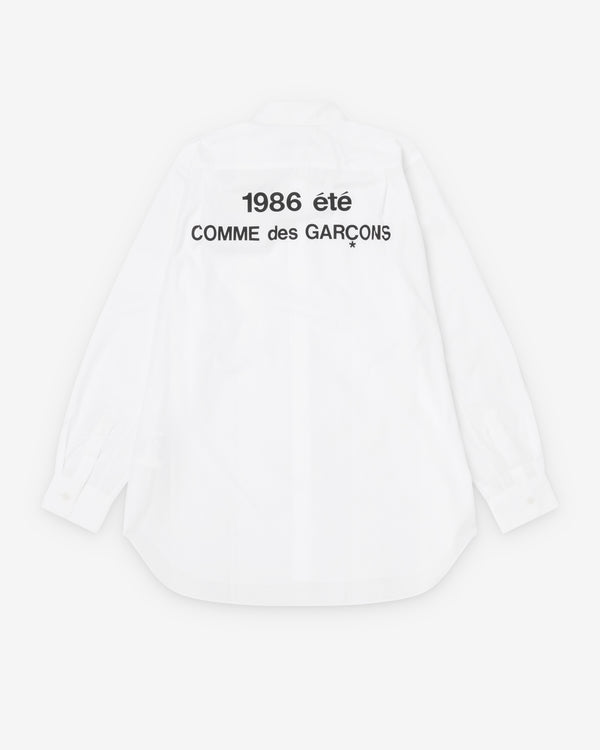 CDG - 1986 Été Staff Shirt - (White)