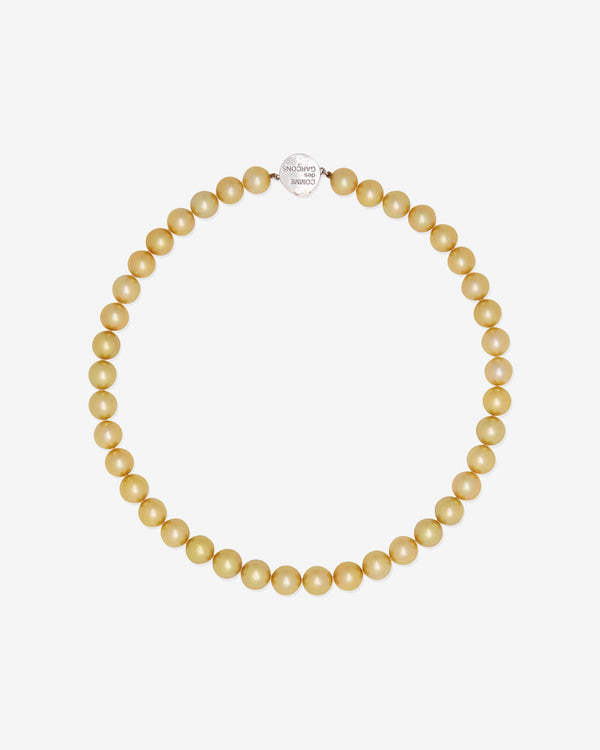 Comme des Garçons - Pearl Necklace - (Gold)