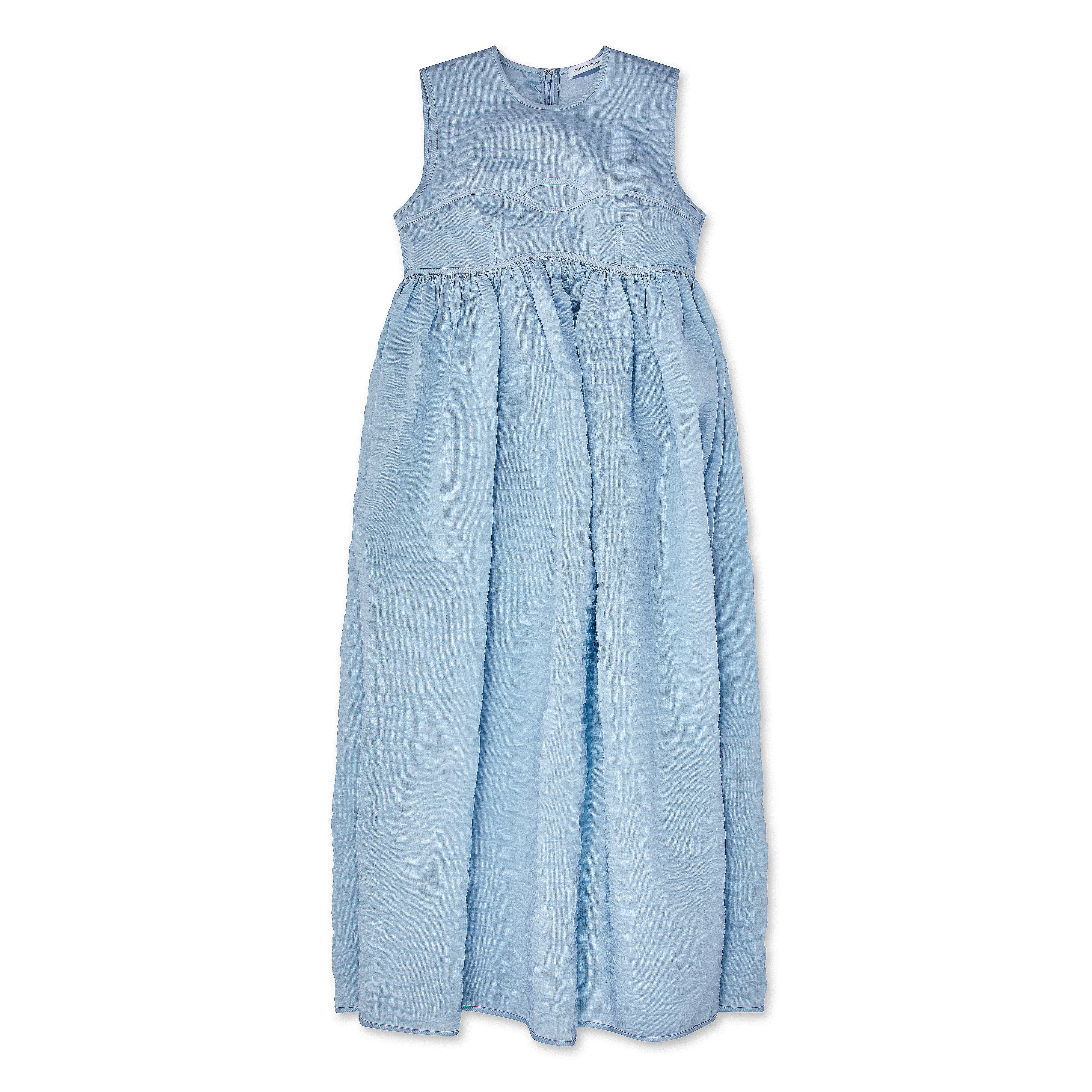 Cecilie Bahnsen - Women's Soleil Sleeveless Midi Dress - (Mist Blue ...