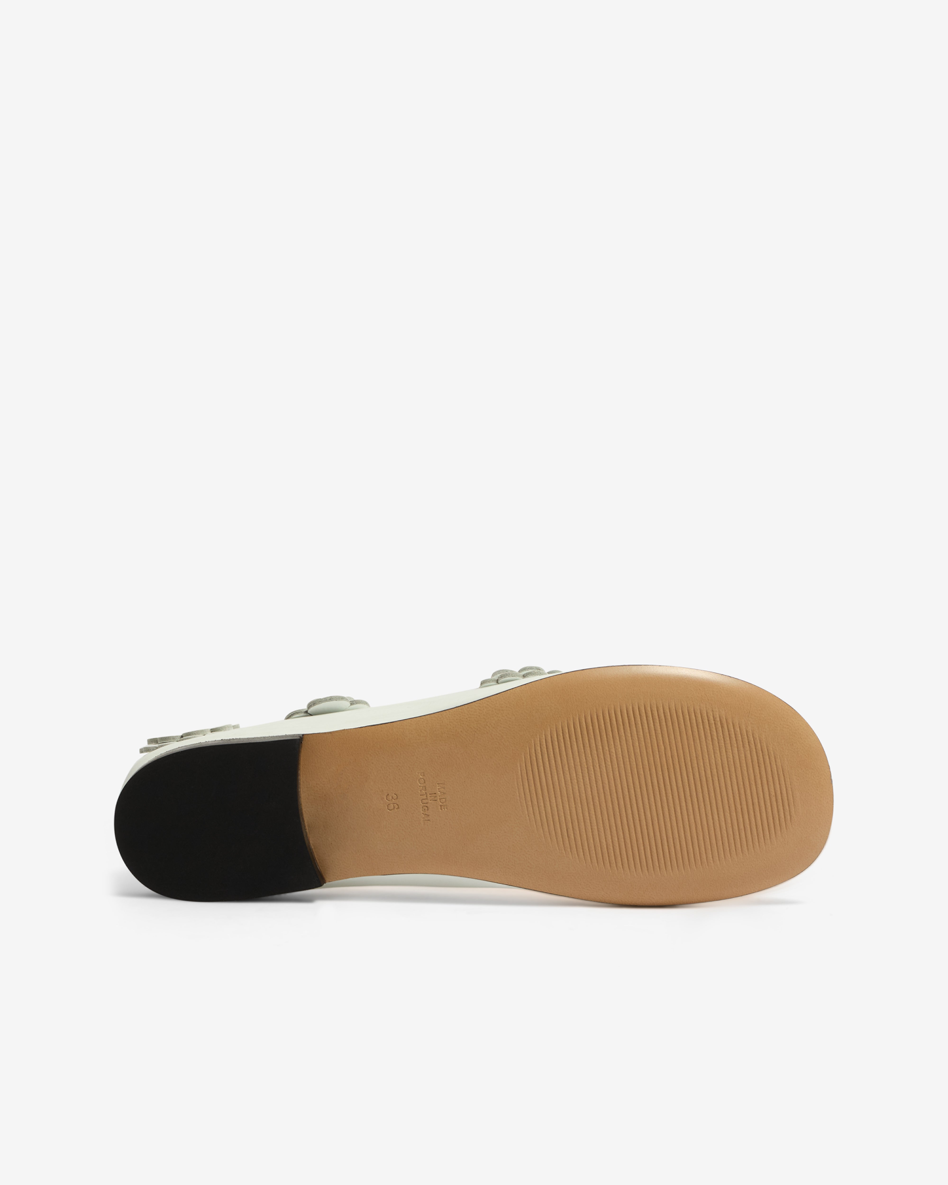 Cecilie Bahnsen: Women's Brielle Flat Ballerina (White) | Dover