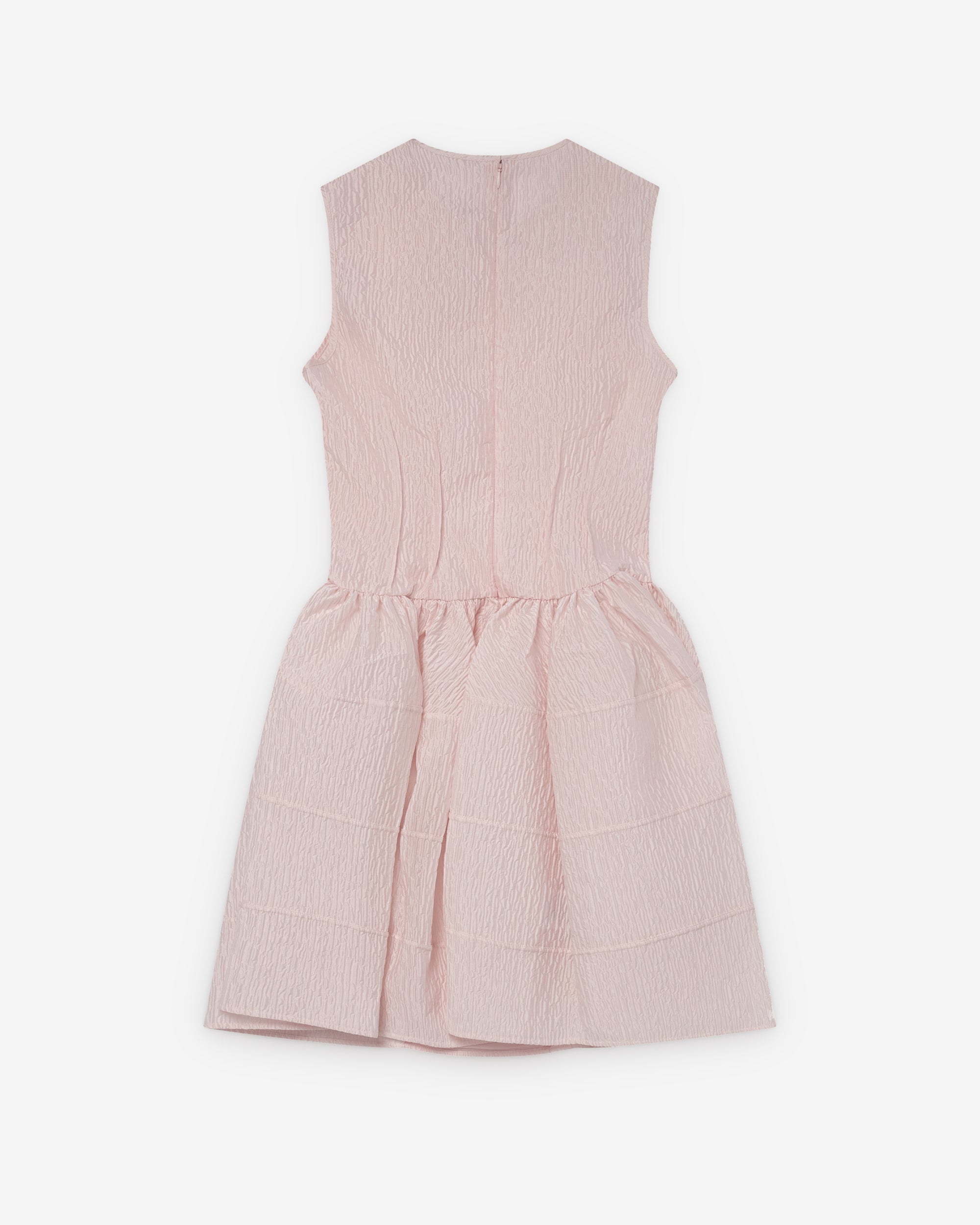 open lace back dress Ulanda Pink — a paint colour developed by Cecilie Bahnsen for Blēo