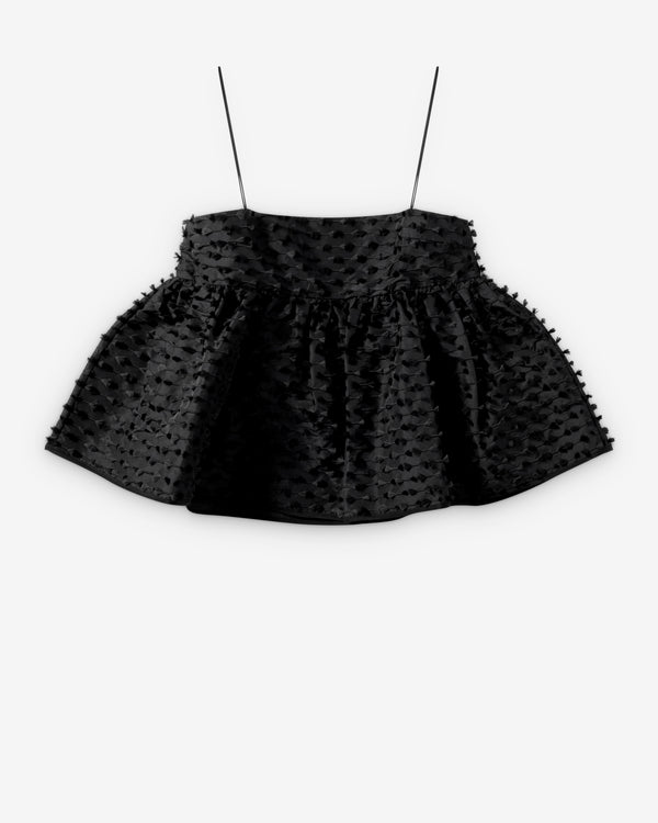 Cecilie Bahnsen - Women's Fiamma Fil-Coupé Top - (Black)