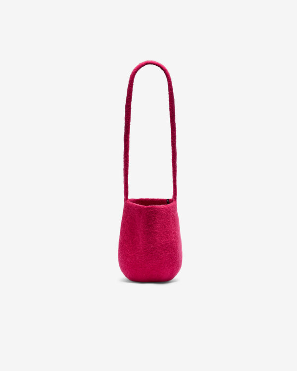 Cecilie Telle - Women's Long Strap Bucket Bag - (Rasberry)