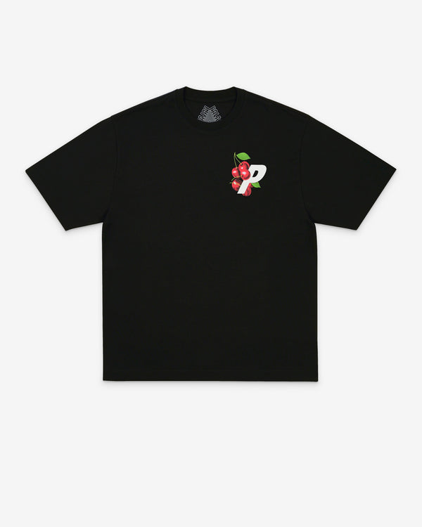 Palace - Men's Cherry P T-Shirt - (Black)