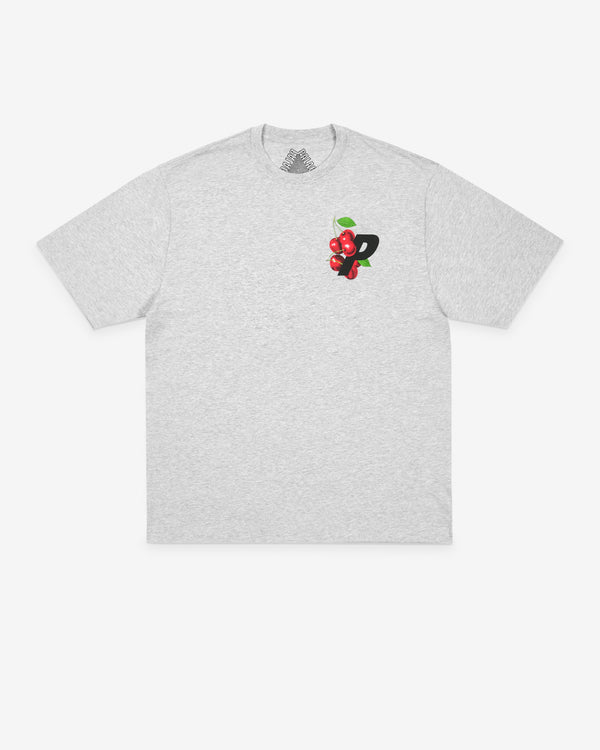 Palace - Men's Cherry P T-Shirt - (Grey Marl)