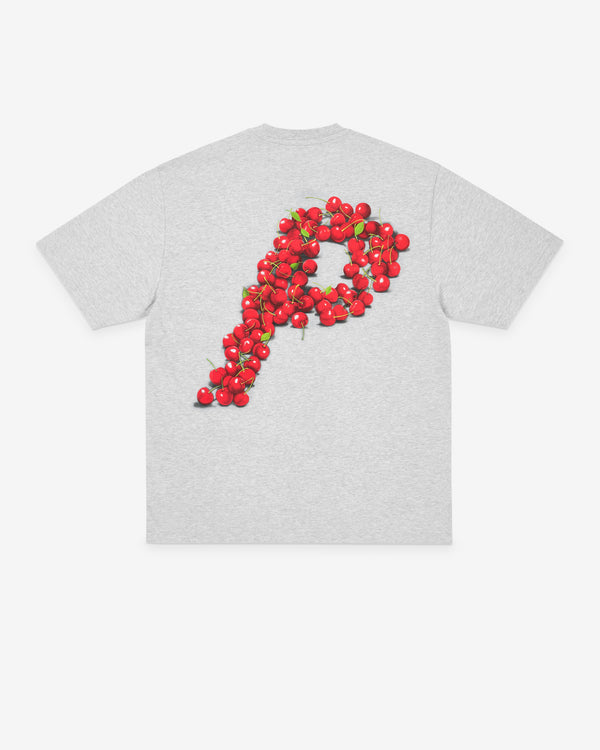 Palace - Men's Cherry P T-Shirt - (Grey Marl)