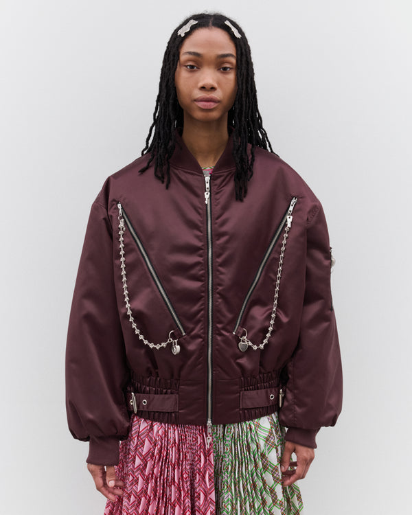 Chopova Lowena - Women’s Helter Bomber Jacket - (Brown)