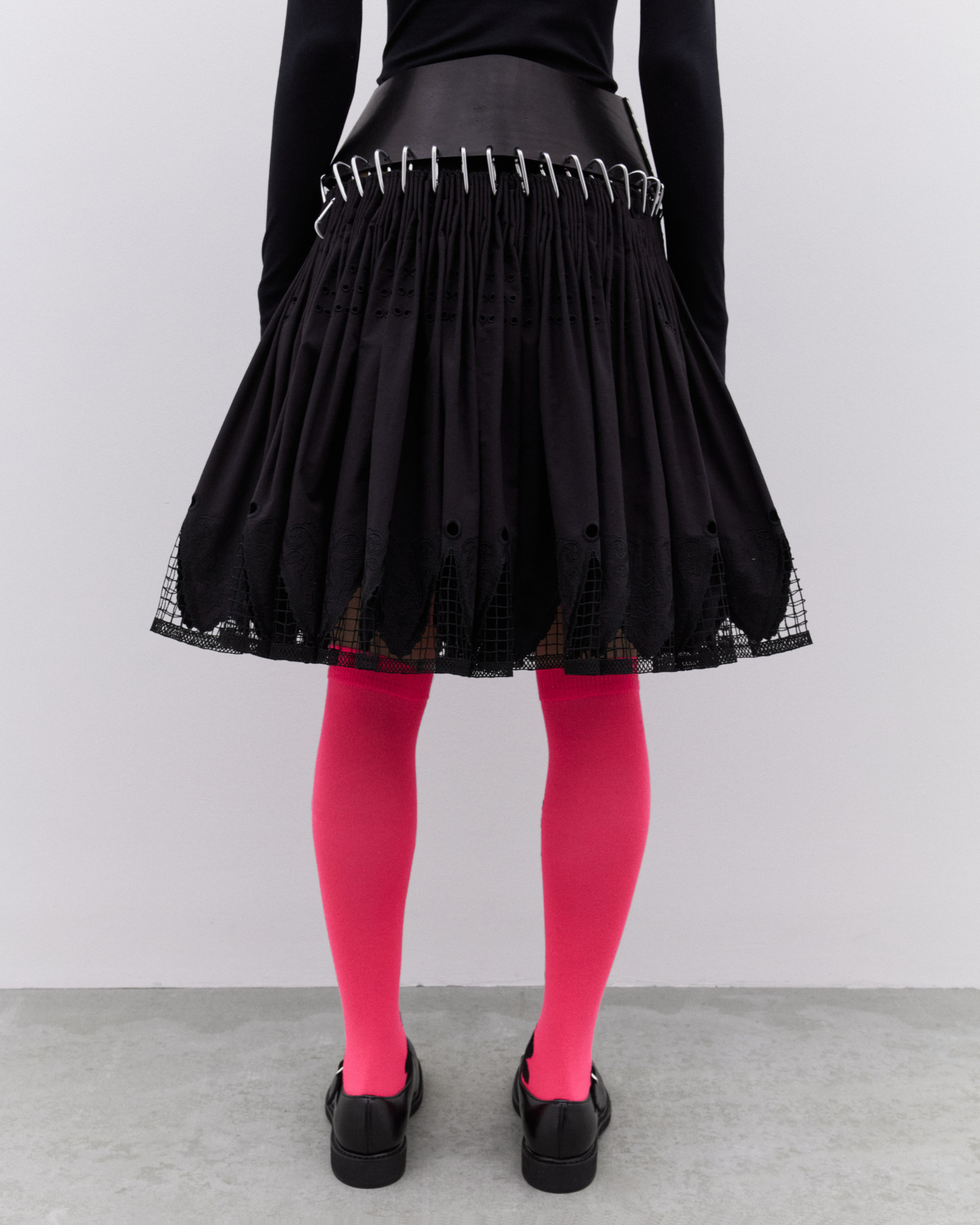 Chopova Lowena: Women's Groove Carabiner Skirt (Black) | Dover