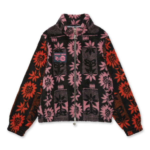 Chopova Lowena - Women’s Sunflower Knitted Fleece - (Pink/Orange)