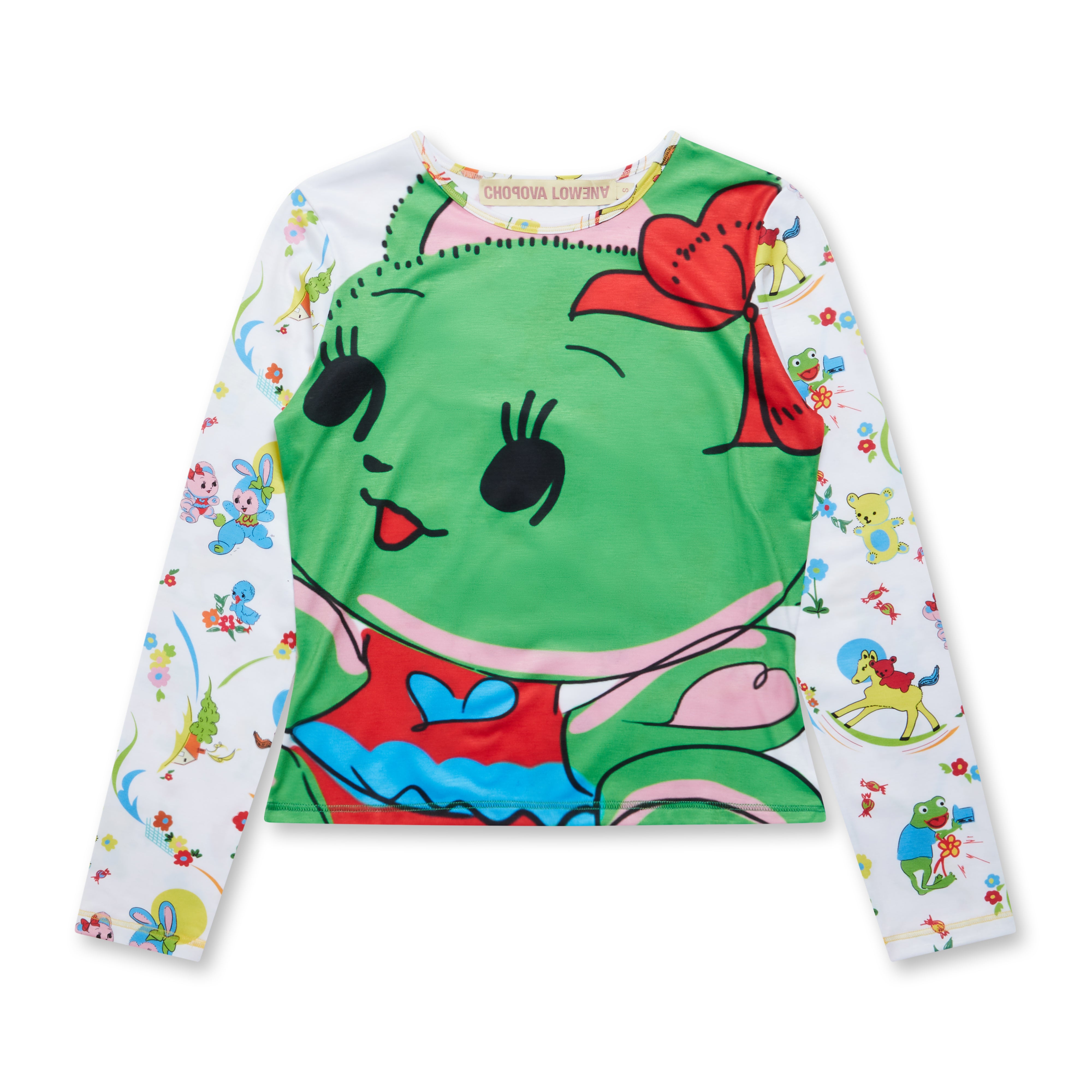 Chopova Lowena - Women’s Sweet Neon Bear Fitted Jersey - (Multi)