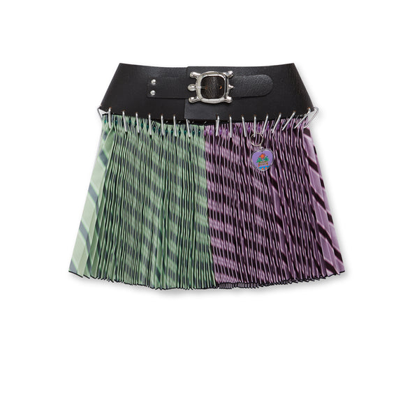 Chopova Lowena - Women’s Chamonix Mini Carabiner Skirt - (Mix Stripe)