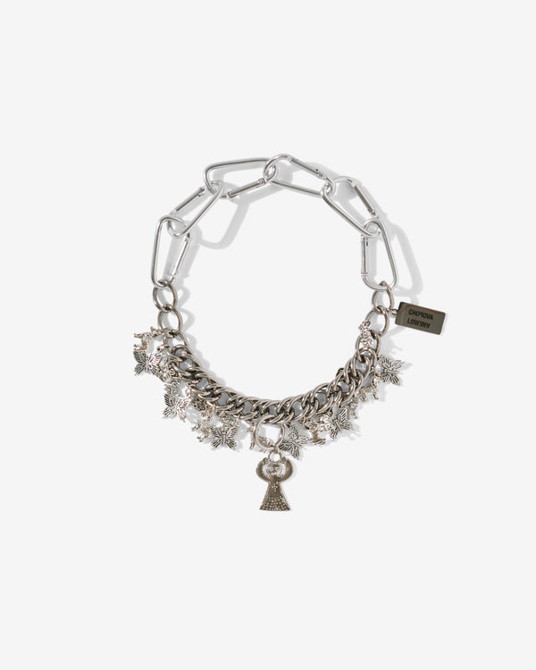 Chopova Lowena - Women's Multi Charm Necklace - (Silver)