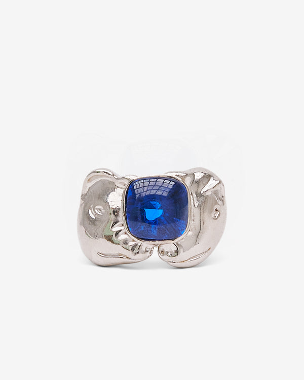 Chopova Lowena - Women's Blue Bling Ring - (Blue)