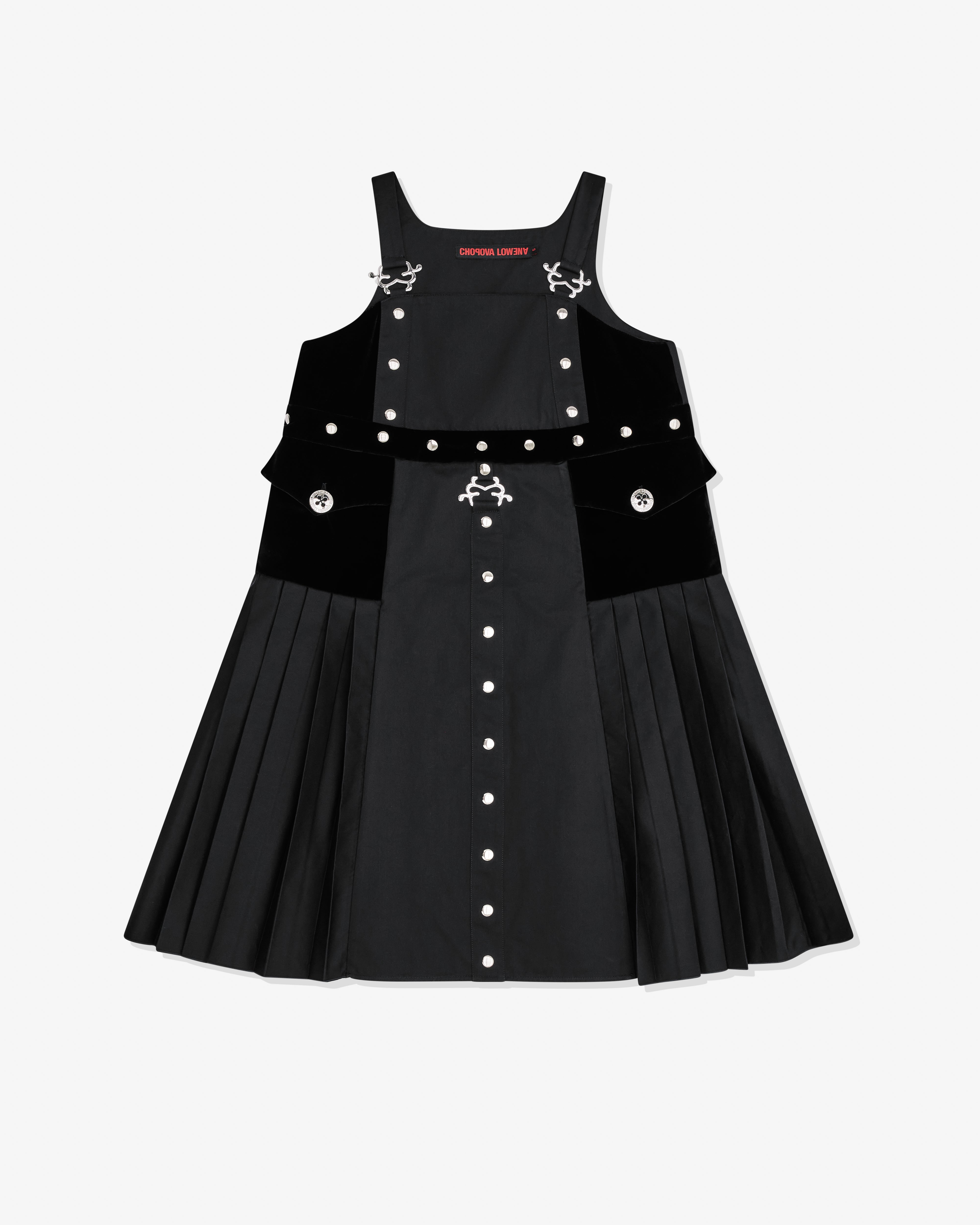 Chopova Lowena: Women's Finn Kilt Dress (Black) | DSML E-SHOP