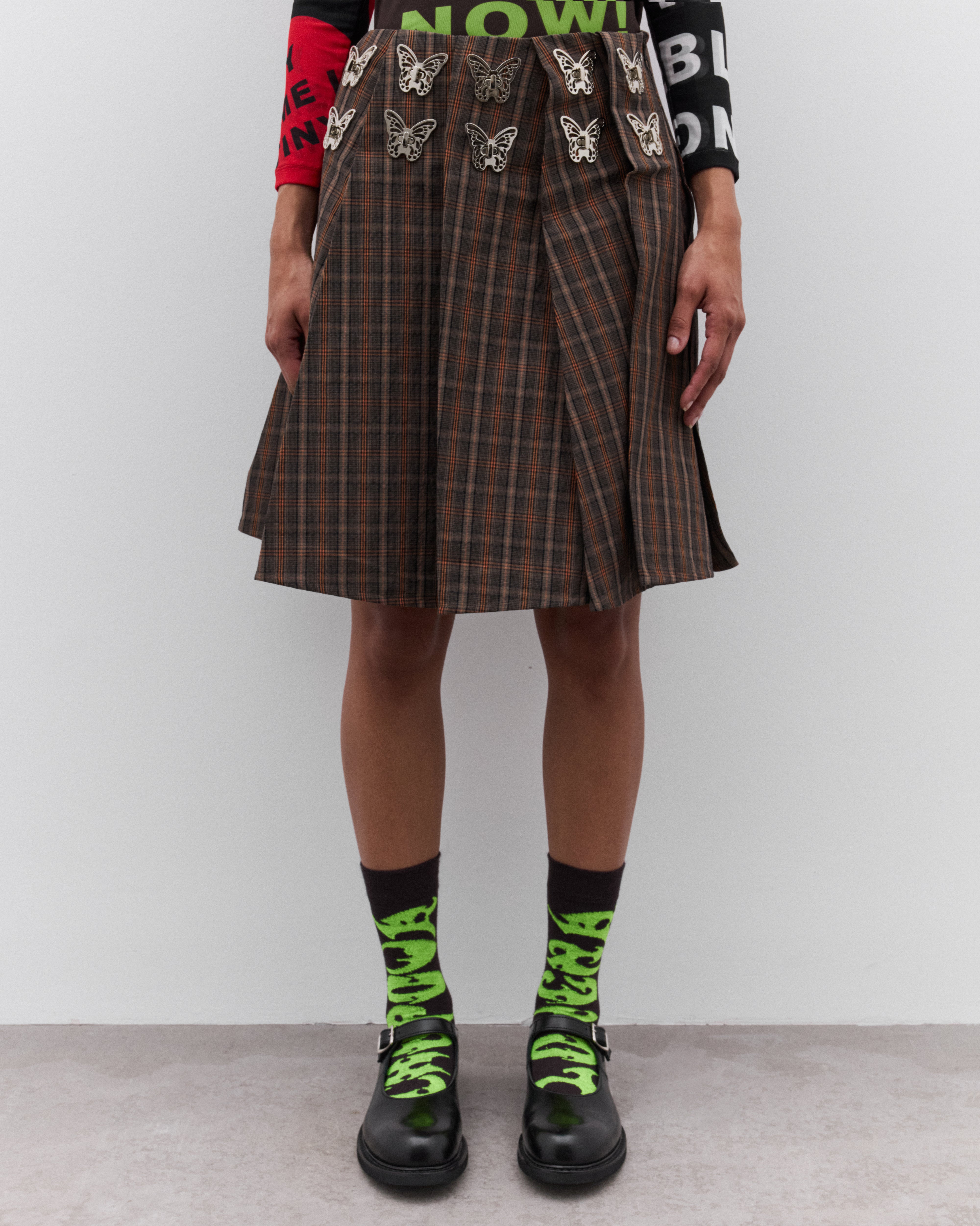 Chopova Lowena: Women's Ladyheath Skirt (Brown) | DSML E-SHOP