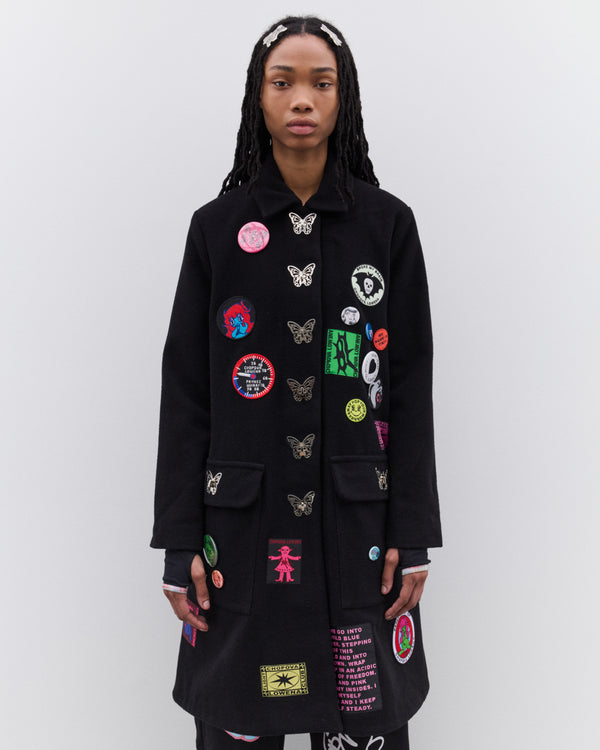 Chopova Lowena - Women’s Butterfly Coat - (Black)