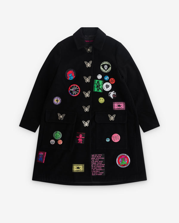 Chopova Lowena - Women’s Butterfly Coat - (Black)