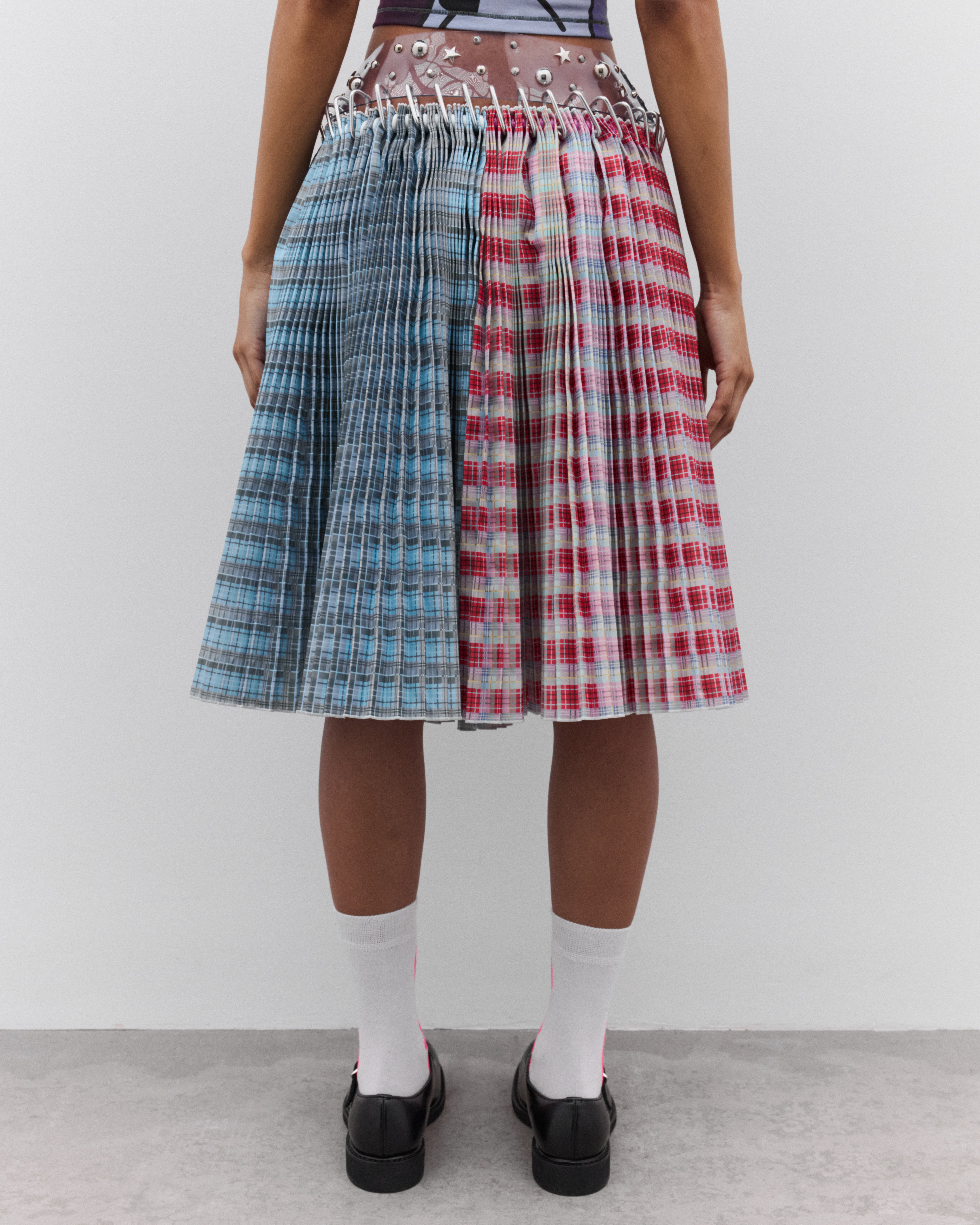 Chopova Lowena: Women's Synth Knee Carabiner Skirt (Multi) | DSML