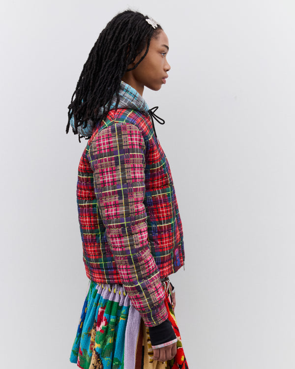 Chopova Lowena - Women’s Tartan Hooded Jacket - (Multi)