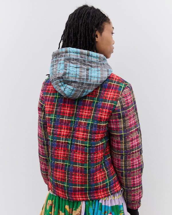 Chopova Lowena - Women’s Tartan Hooded Jacket - (Multi)