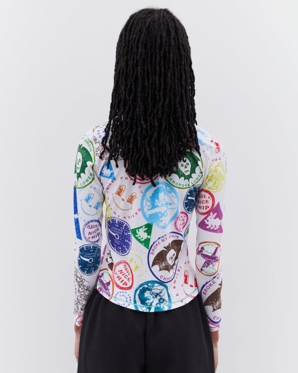 Chopova Lowena - Women’s Stamp It Jersey Top - (Multi)