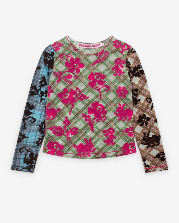 Chopova Lowena - Women’s Pixel Bunny Mesh Top - (Multi)