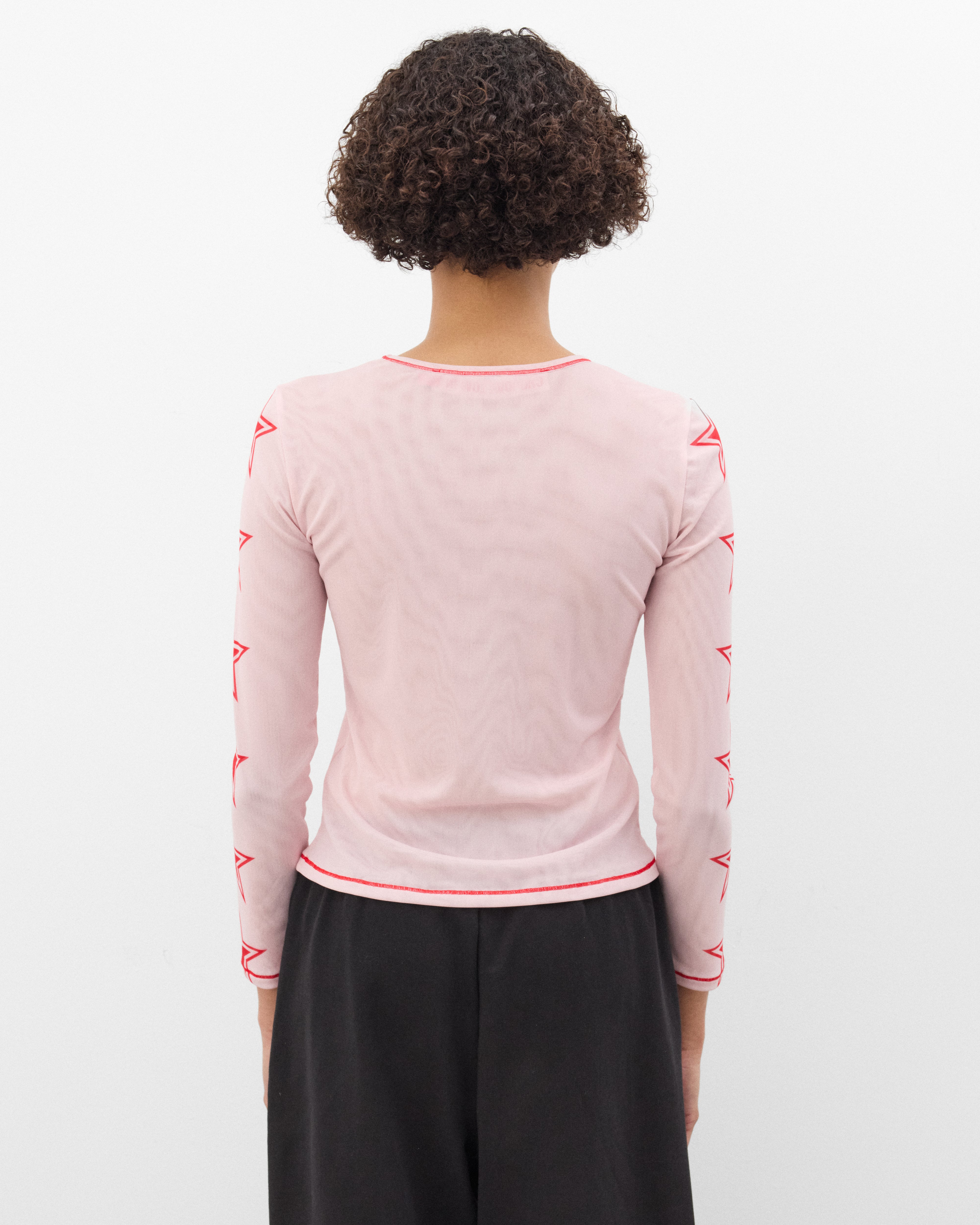 Chopova Lowena: Women's Crunchy Lasagne Mesh LS (Multi) | Dover