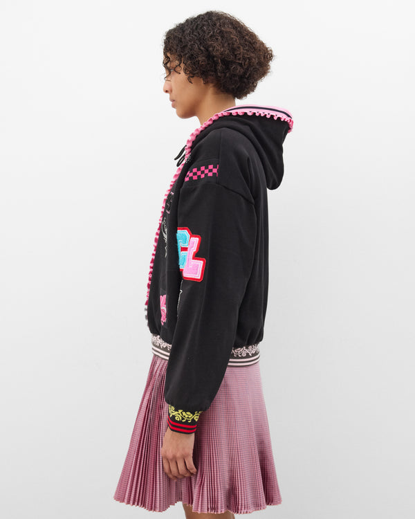Chopova Lowena - Women's Wolfpack Hoodie - (Black/Multi)
