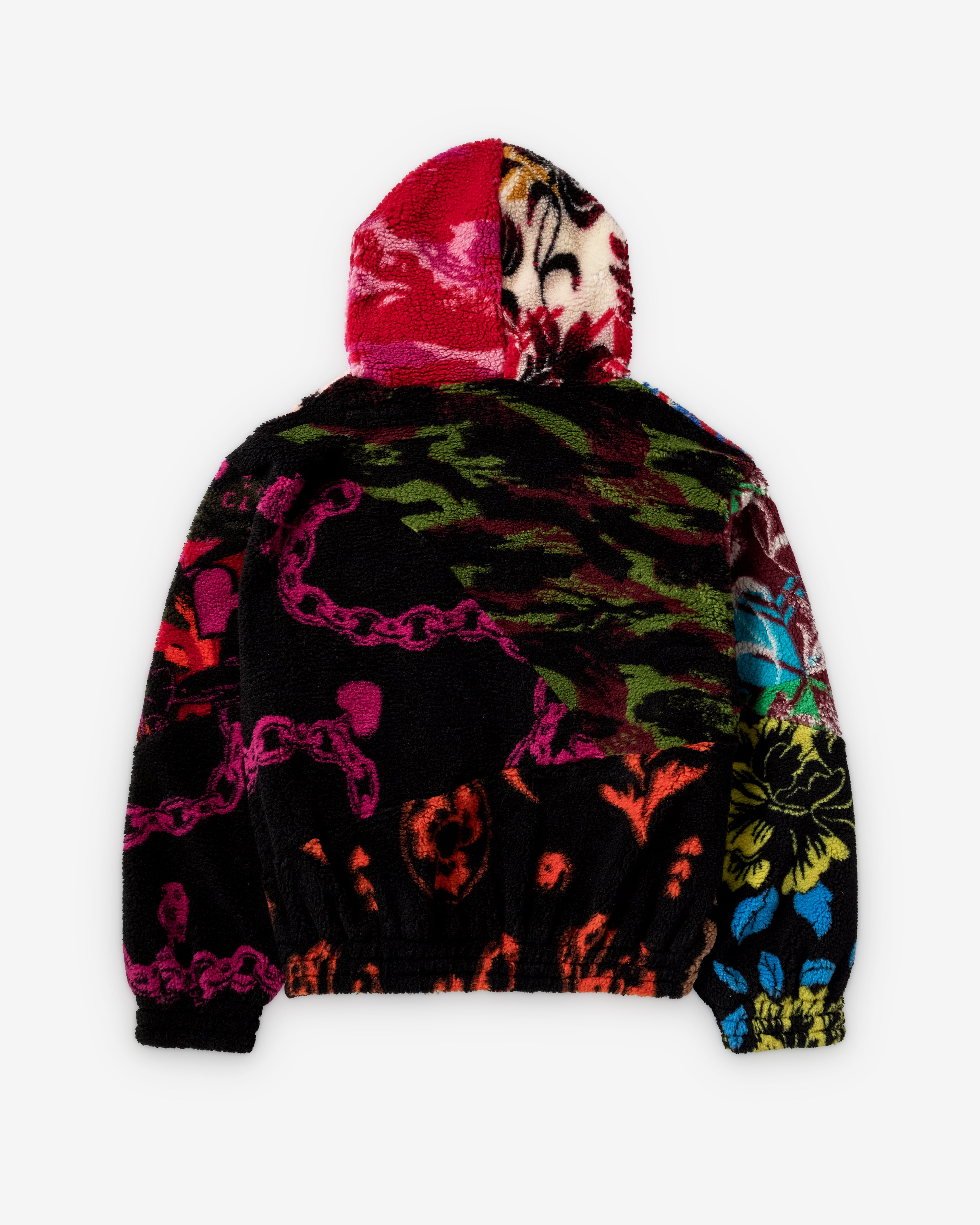 Chopova Lowena: Women's Patchwork Oversized Fleece (Multi) | Dover