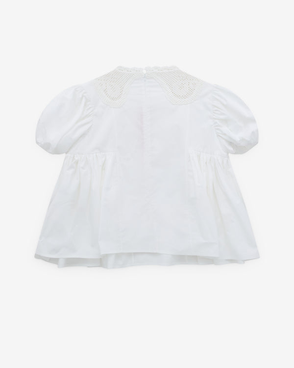 Chopova Lowena - Women’s Short Sleeve Blouse - (White)