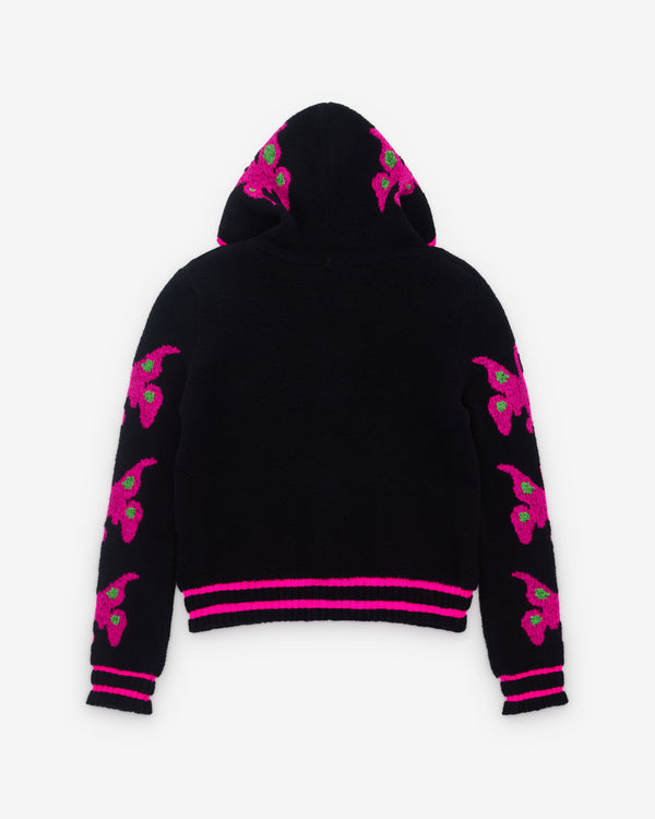 Chopova Lowena - Women’s Neon Butterfly Hooded Cardigan - (Multi)