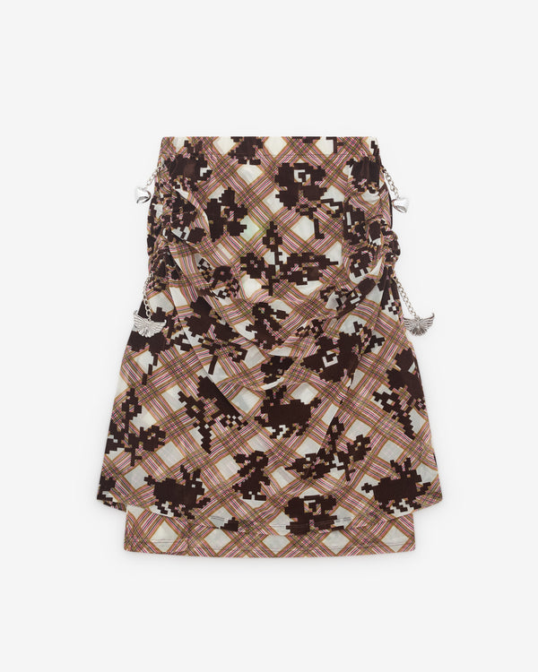 Chopova Lowena - Women’s Sonic Scape Mesh Skirt - (Brown)