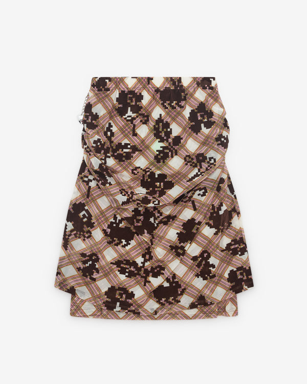 Chopova Lowena - Women’s Sonic Scape Mesh Skirt - (Brown)