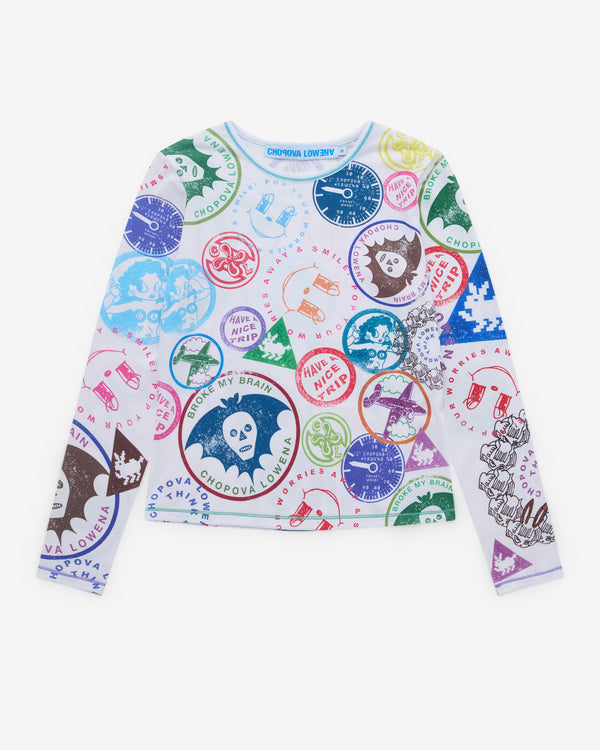 Chopova Lowena - Women’s Stamp It Jersey Top - (Multi)