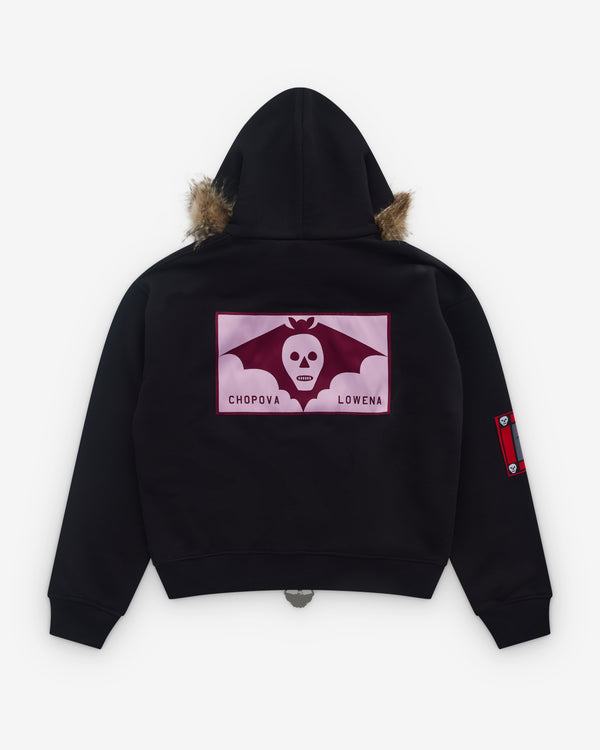 Chopova Lowena - Women’s Full Zip Hoodie - (Black)